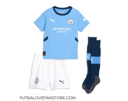 Manchester City Josko Gvardiol #24 Domáci Detský futbalový dres 2024-25 Krátky Rukáv (+ trenírky)